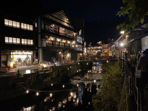 銀山温泉、ロマンティックだったなあ