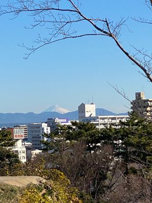 浜松城へ
YAMAHAと富士山