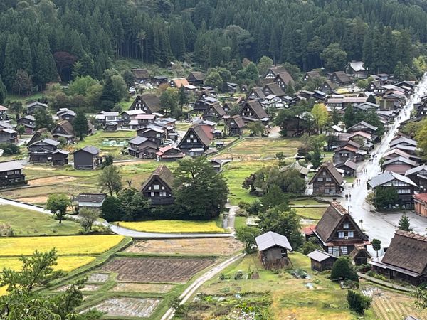 日本・福井県「北陸旅行(車中泊)」の写真：白川郷