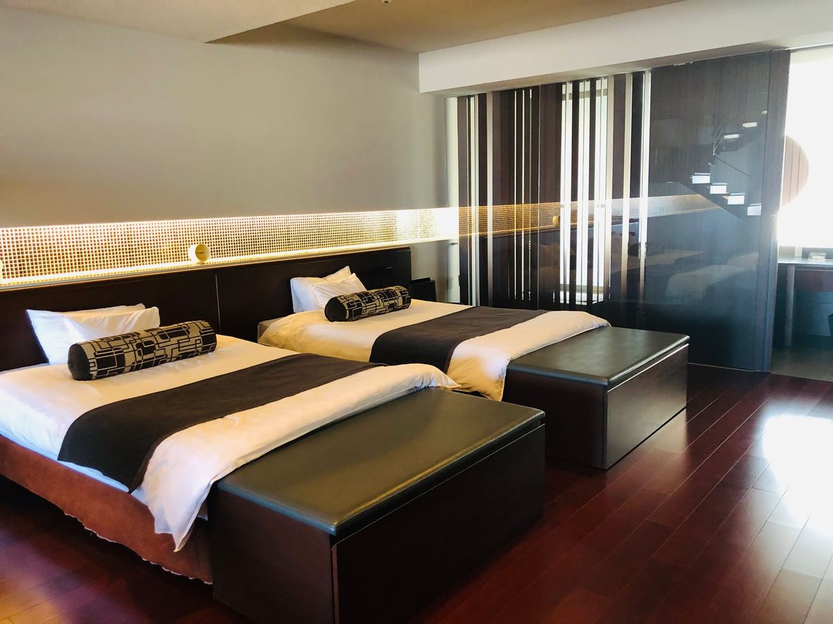 望楼Noguchi函館。
空港から車で10分程のところにあります。
お部屋...