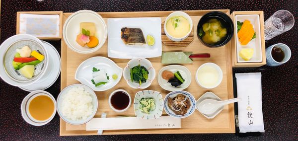 日本・兵庫「有馬温泉」の写真：朝食
