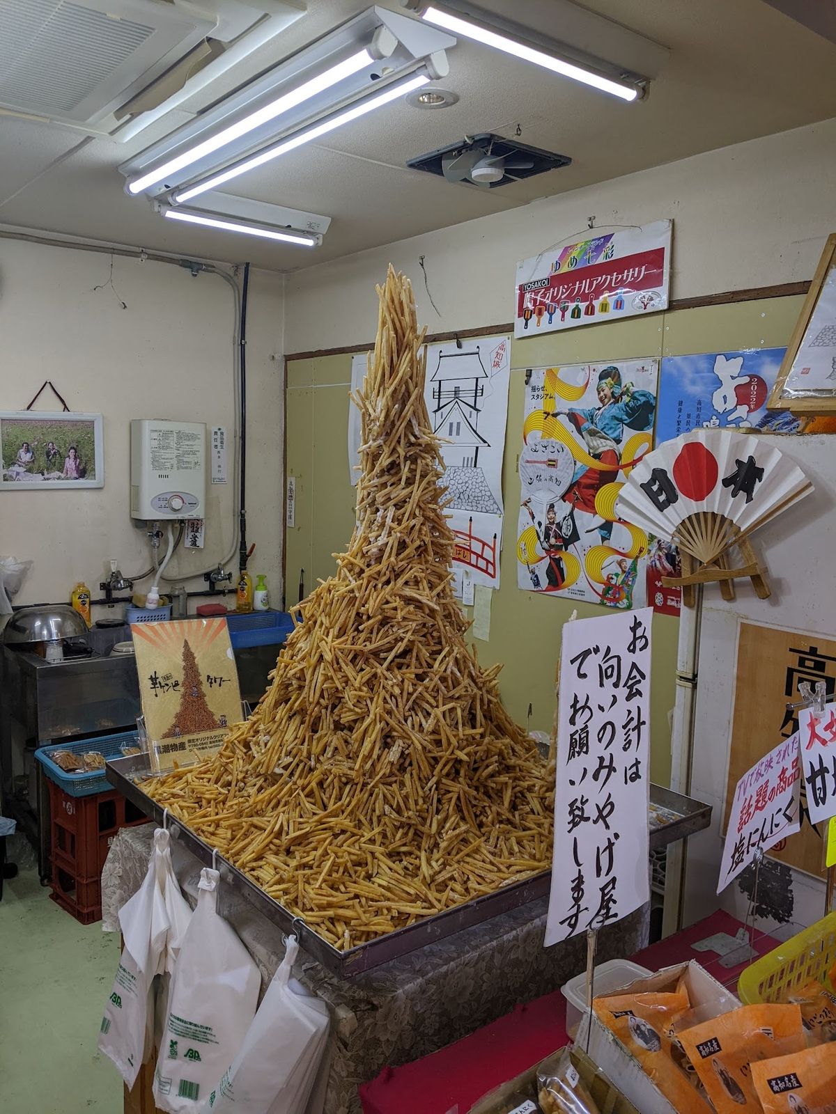 ひろめ市場
土佐巻、ウツボの唐揚げ