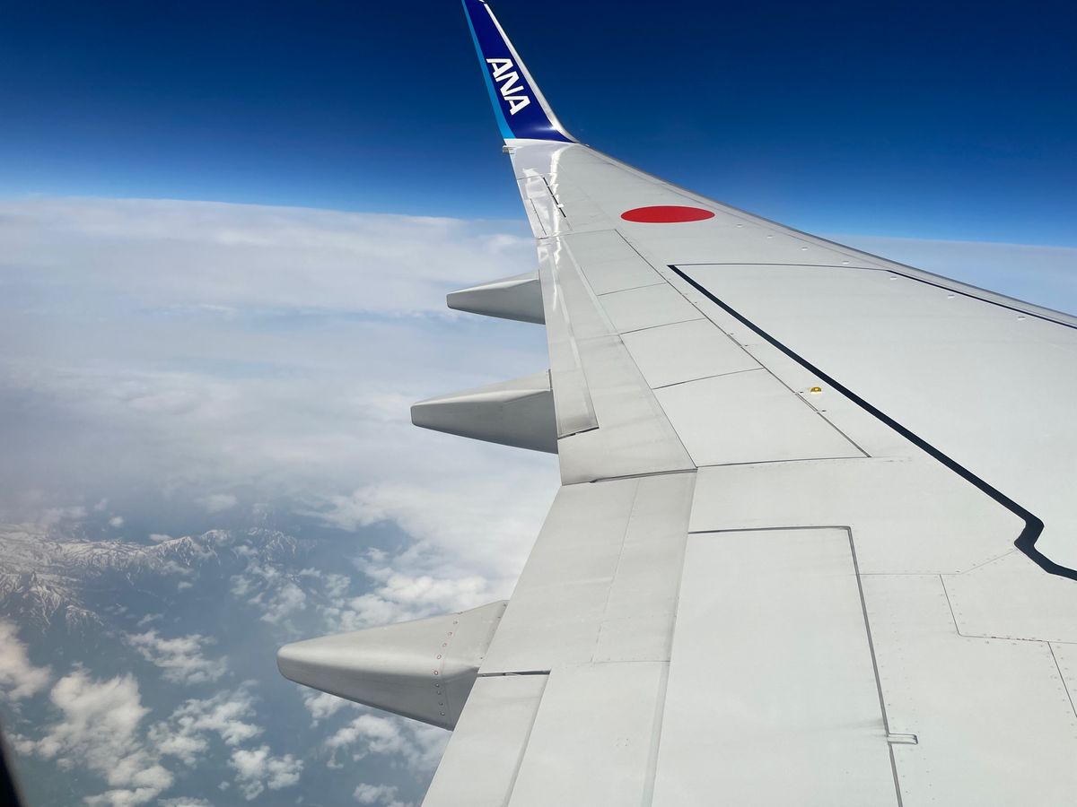 セントレアを出発して新千歳空港へ。