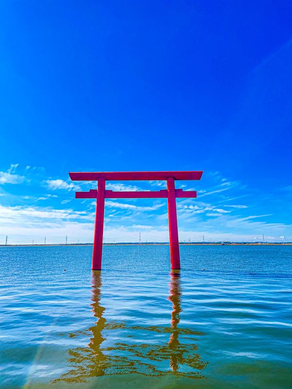 日本・茨城県「鹿島どうする」の写真：鹿島神宮
鹿島サッカースタジアム