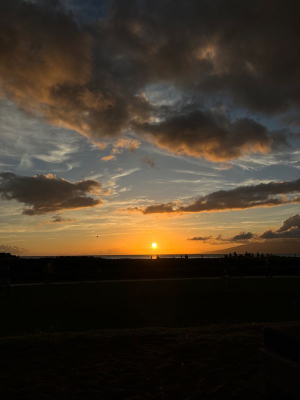 アメリカ(米国)・ホノルル「マウイ・オアフ🌺」の写真：サンセットも美しい🤩