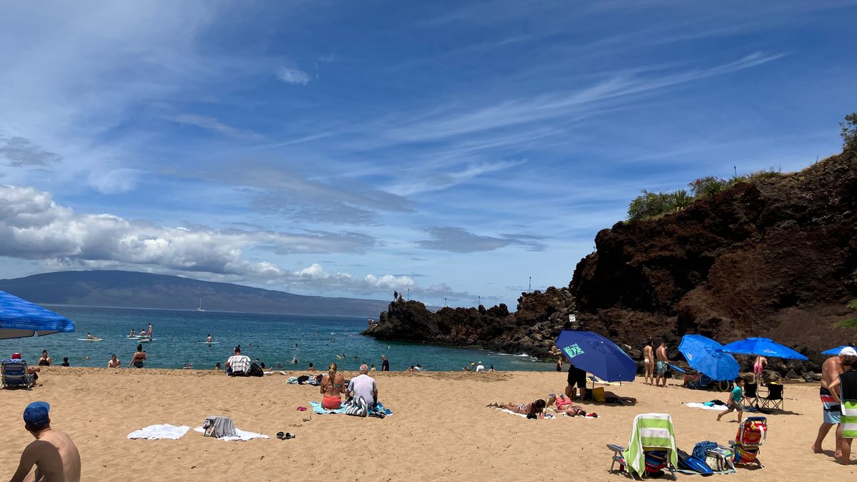 Black Rock Beachでホヌさん🐢に遭遇
幸運がやってきますよう...
