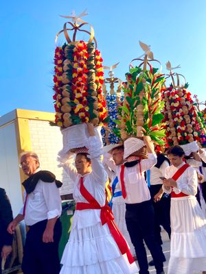 Tomar にて4年に一度のお祭りFesta dos Tabuleiros