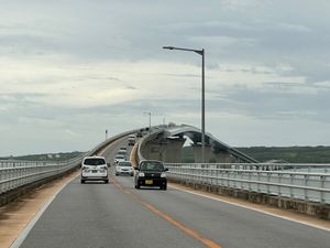 沖縄経由で宮古島へ
伊良部大橋と17ENDは大迫力