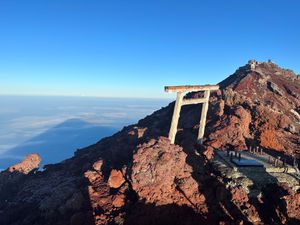 影富士、剣ヶ峰、御来光、三島岳、雲海