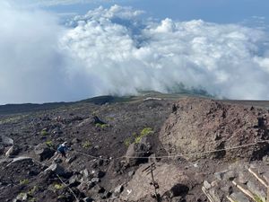 影富士、剣ヶ峰、御来光、三島岳、雲海