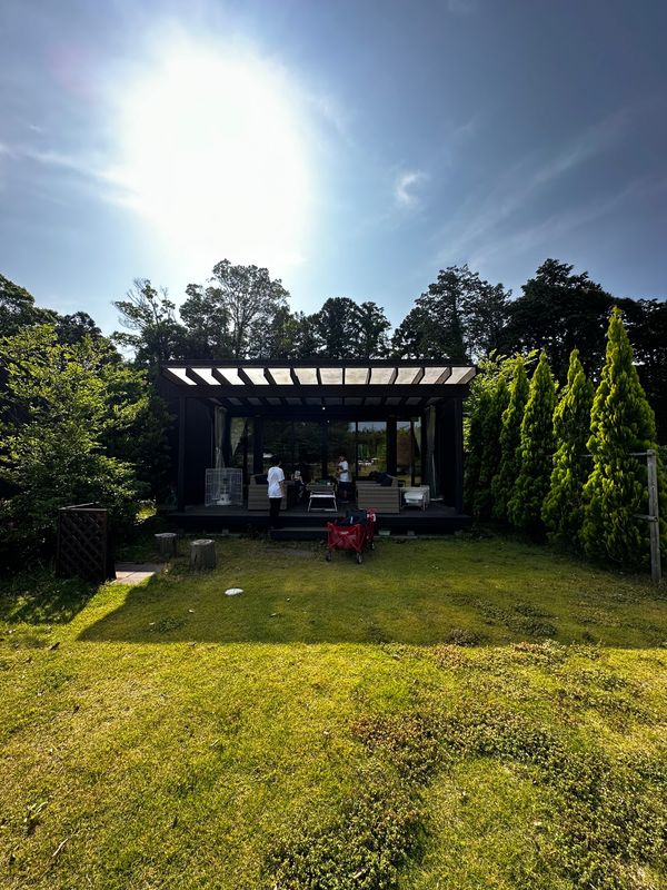 日本・千葉県「農園リゾート ザファーム THE FARM」の写真：今回はコテージの４号。前回と同じ感じ。3...