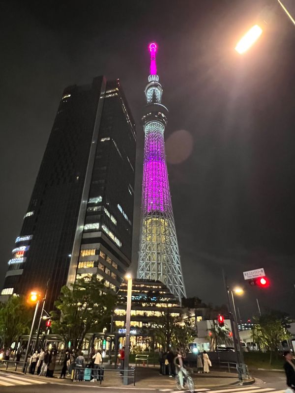 日本・東京都「娘に会いに東京へ」の写真：スカイツリーは高すぎる