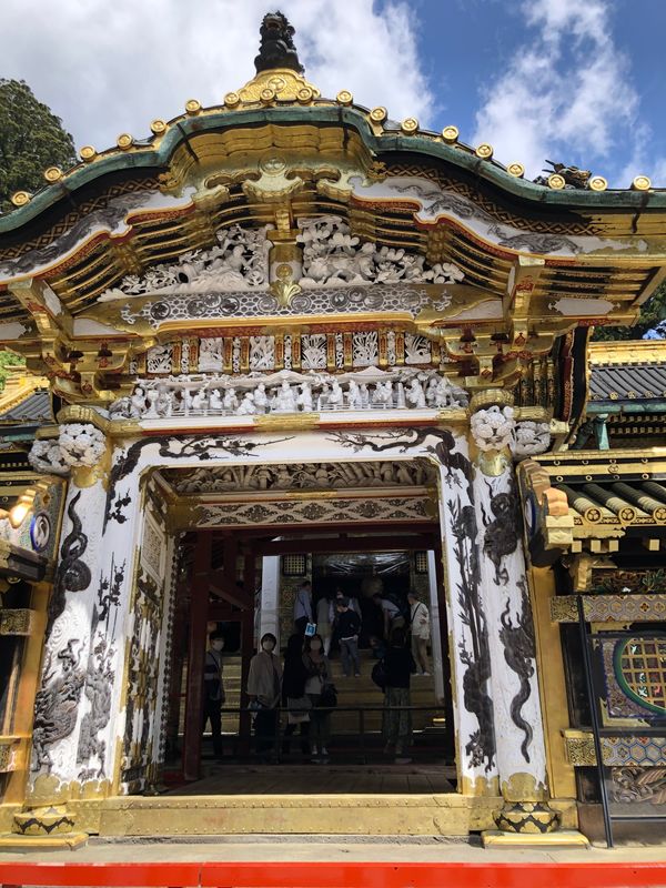 日本・栃木県日光市「日光東照宮と那須高原」の写真：絢爛豪華な日光東照宮…細部まで美しい✨