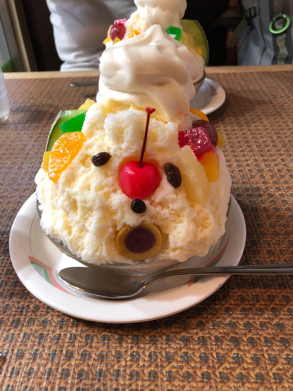 鹿児島と言ったら、美味しい料理に、桜島、薩摩切子に・・・やっぱりシロクマ💕
