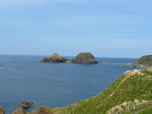 二つ亀、大野亀
佐渡島北東側の景勝地