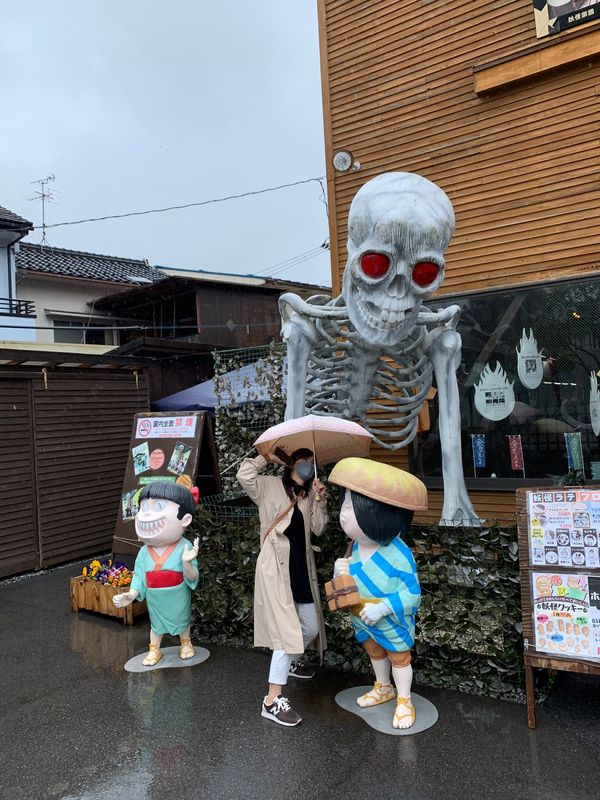 日本・島根県「新婚旅行‼️」の写真：水木しげるロード