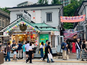 小樽といえば小樽運河
メロンアイスと若鳥素揚げ絶対おすすめ