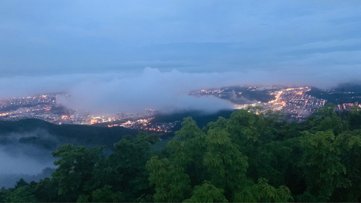 藻岩山からの夜景
日本新三大夜景に選ばれた札幌の夜景
