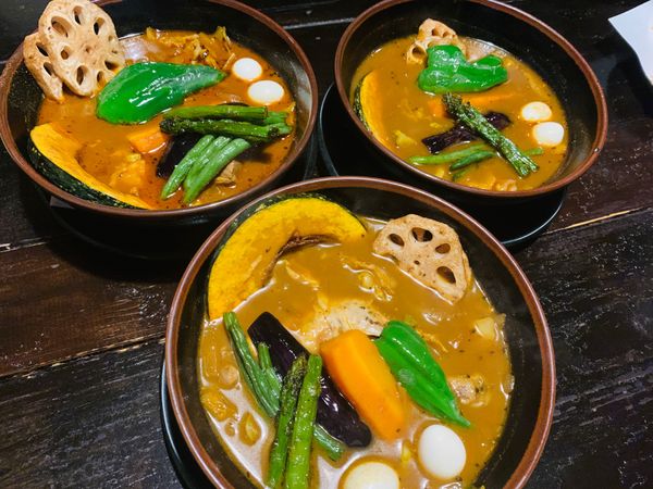 日本・北海道「夏！北海道、ラベンダーの旅」の写真：北海道のスープカレー🍛