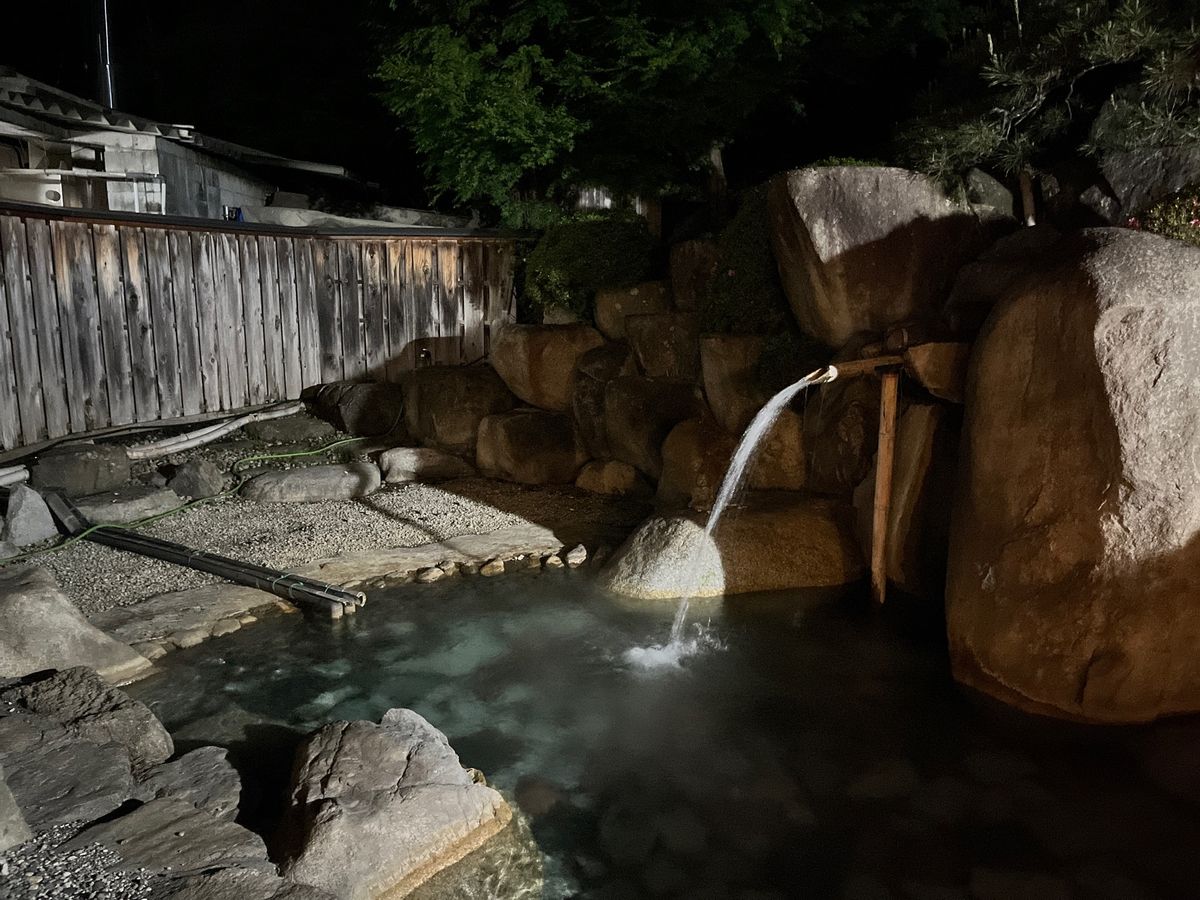 温泉、料理　よかった