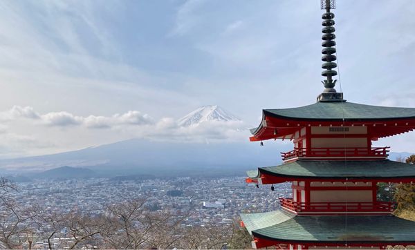 日本・山梨県「河口湖･忍野八海の旅」の写真