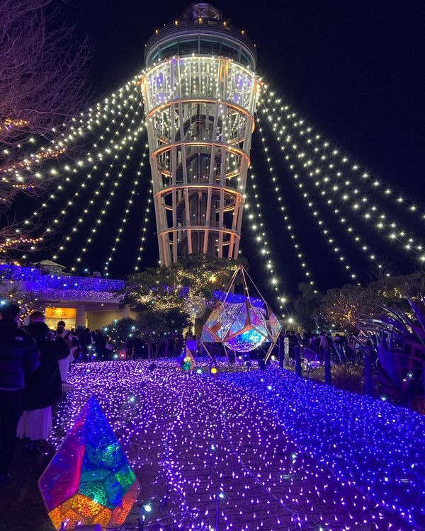 日本・神奈川県「江ノ島ライトアップin2022.12」の写真