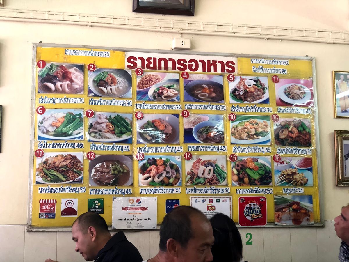 プレーンプートン通りの近くでランチ

店の中で現地人っぽい人が食べていた、...