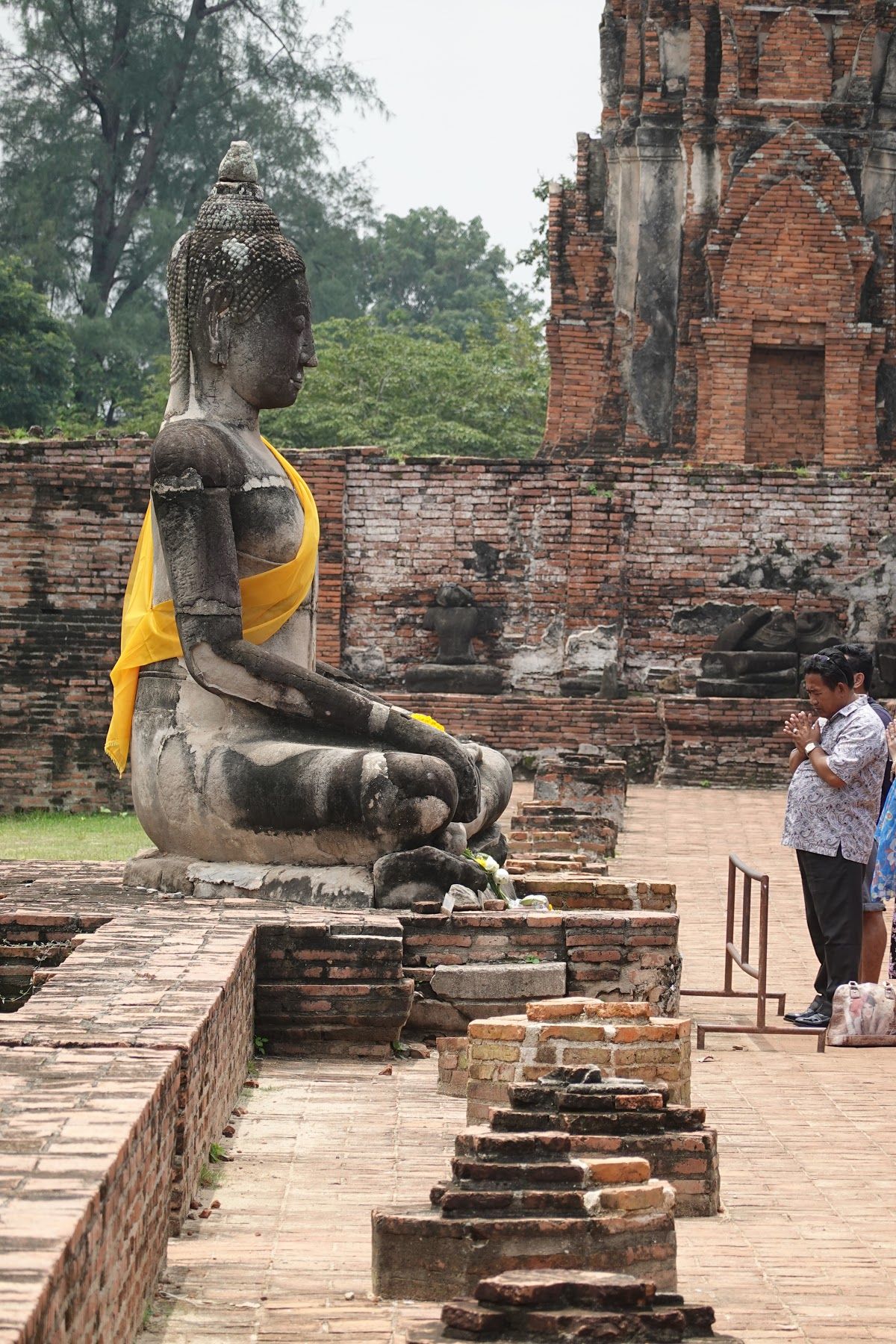 ワット・マハータートの木の中にある仏像

なんでここにあるのか聞いたんだけ...