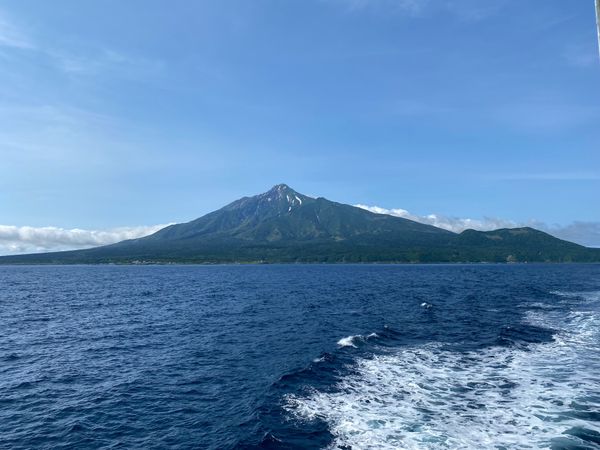 日本・北海道「礼文島＆利尻島🏝️」の写真：4日目
8:25鴛泊発のフェリーで稚内へ...