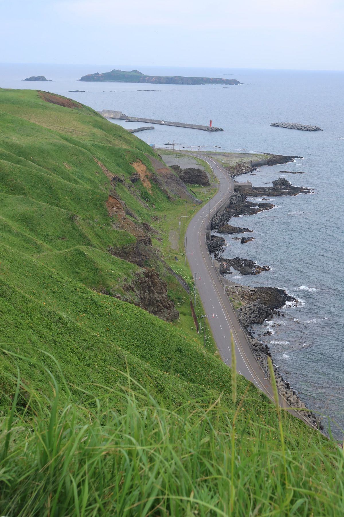 稚内港から礼文島香深港へ。
レンタカーを借りて一気に澄海岬、スコトン岬へ向...