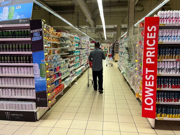 ナイジェリア・Abuja「ナイジェリア出張1」の写真：お買い物しているスーパー