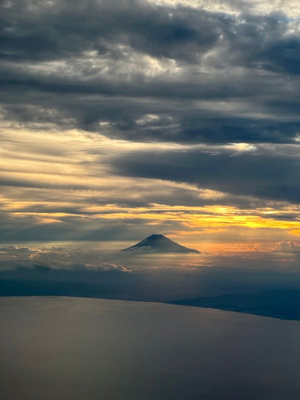 ベトナム・ホーチミン「ベトナム　ホーチミン」の写真：めっちゃ綺麗な富士山だった