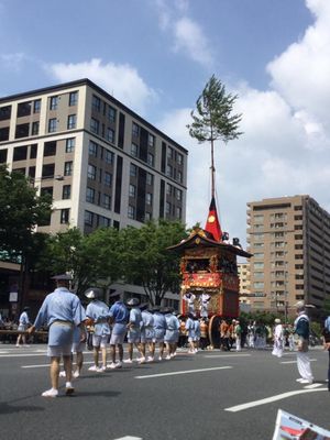 祇園祭も堪能(^^)
後祭りに行きました