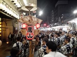 祇園祭も堪能(^^)
後祭りに行きました