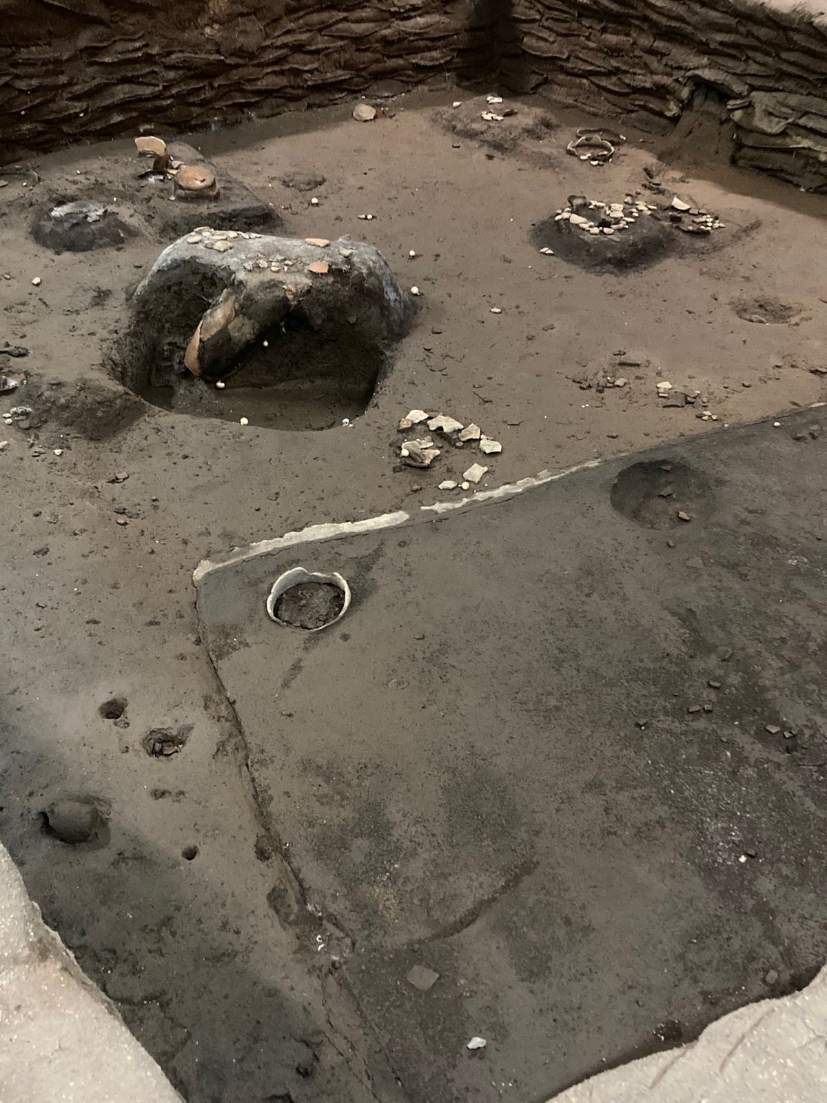 最終日は三内丸山遺跡へ。
教科書で見たものが目の前にある‼️
中まで入れる...