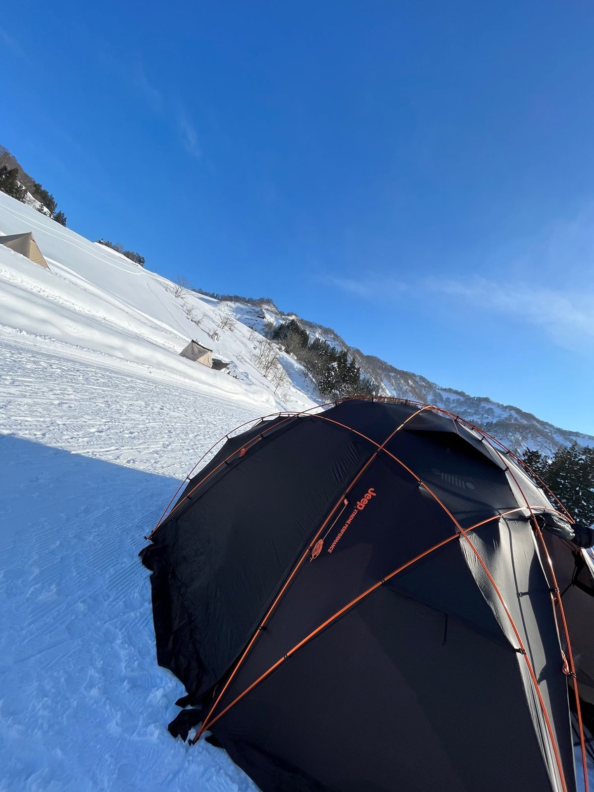 雪の上のキャンプは最高で
子供達はずっと楽しそうだったなー