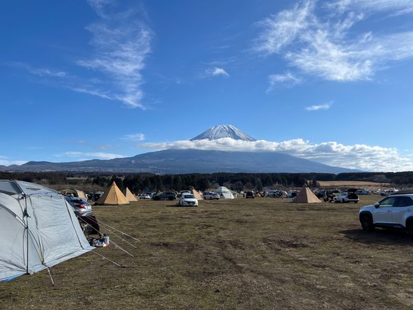 日本・静岡県「ふもとっぱらキャンプ」の写真