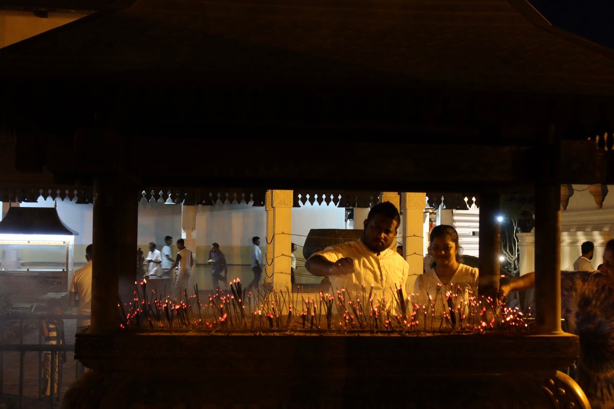 世界遺産の仏歯寺。