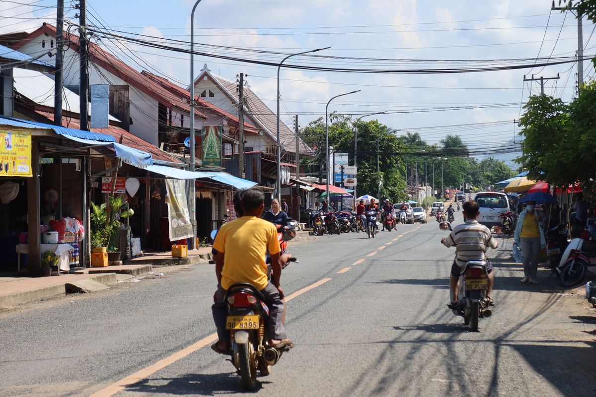 ルアンパバーンの風景。
