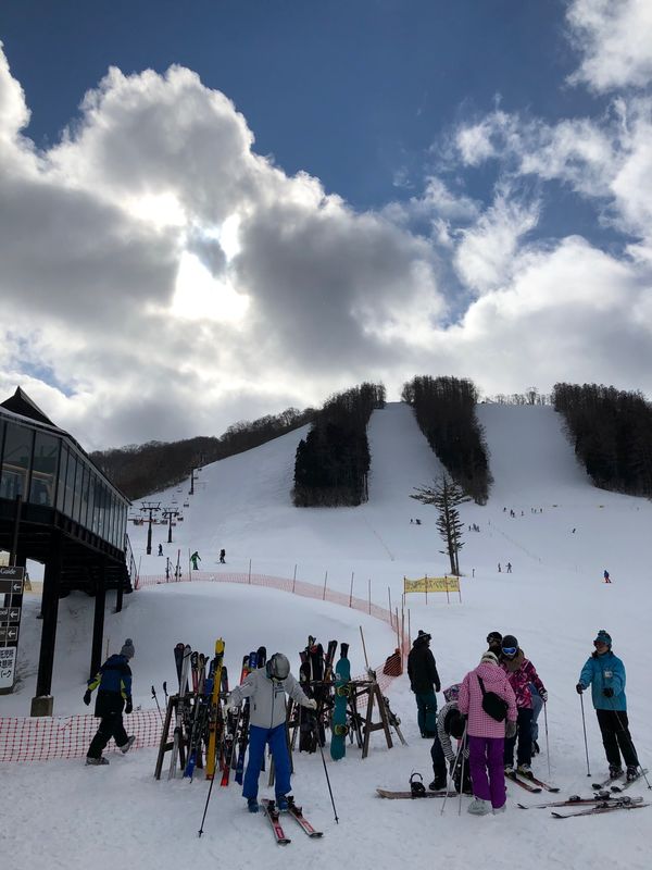 日本・長野県「戸隠スキー旅行」の写真