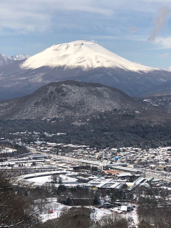 日本・長野県「軽井沢スキー旅行」の写真