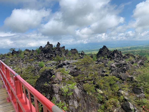 日本・長野県「定期的な群馬旅行」の写真：鬼押し出し