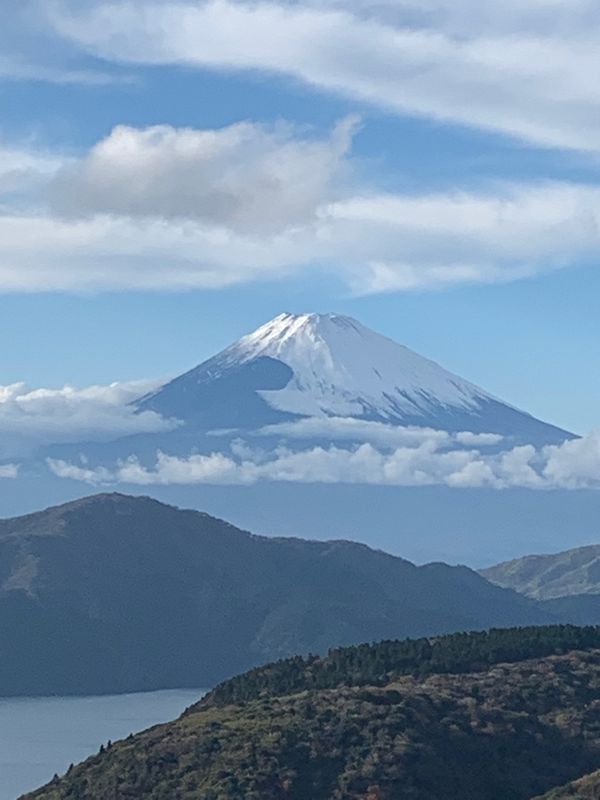 日本・静岡県「箱根旅」の写真：天気回復、富士山