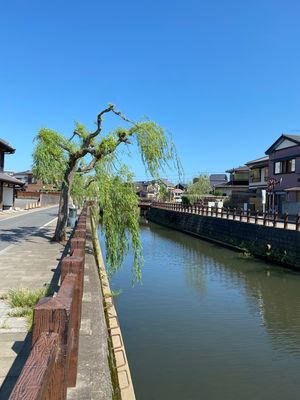 水郷佐原の街並み。
早朝の快晴の香取神宮。
荘厳な趣き。