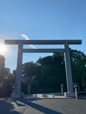 常総市　一言主神社⛩️。
誰もいなくなった夕方の参拝。
向かう途中の不思議...