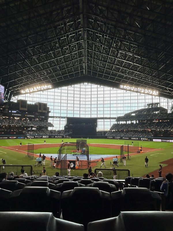 日本・北海道「札幌旅行」の写真：２日目は今回のメイン、エスコンフィールド...