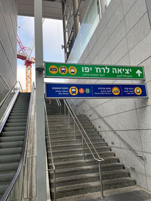エルサレムの駅、Jerusalem Yitzhak Navonていう名称☝...