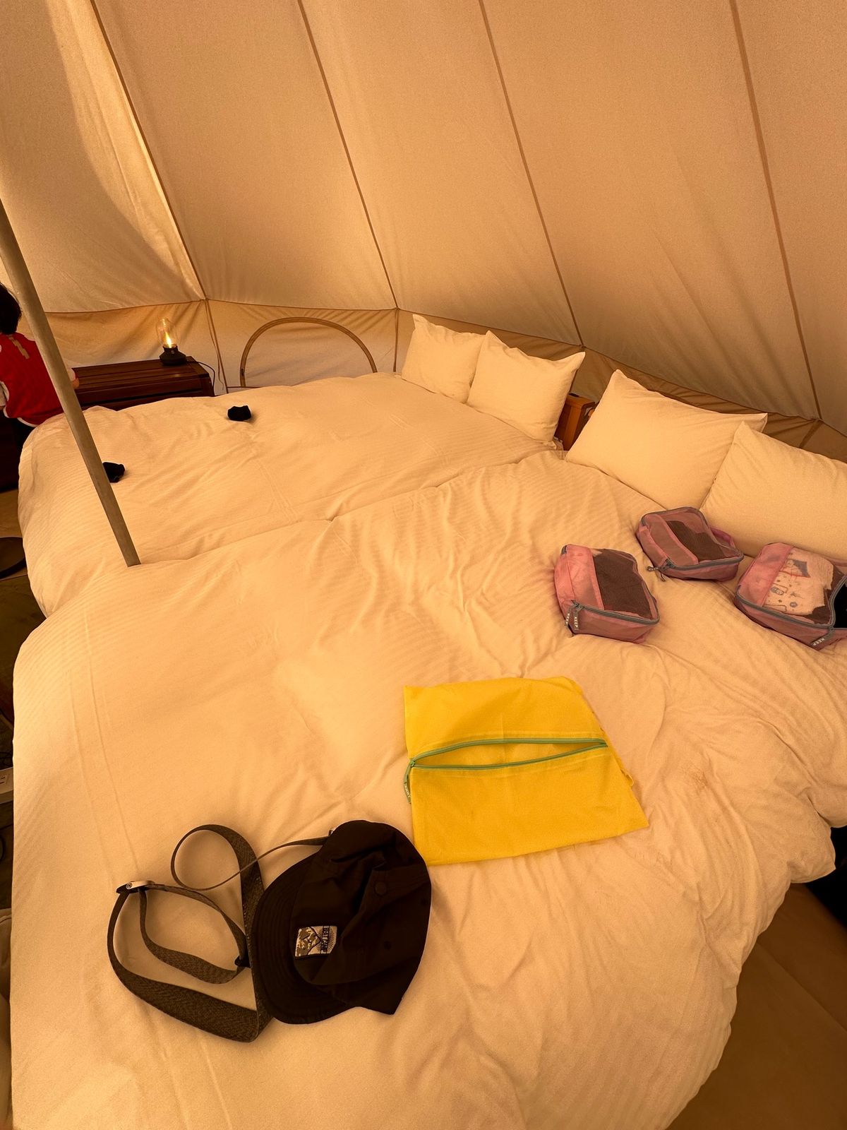 マザー牧場グランピングにチェックイン
今回の部屋はスカイグランテラス

テ...