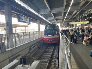 名鉄に乗って豊橋駅まで。新幹線が停まる駅とあってなかなか立派な駅でした。