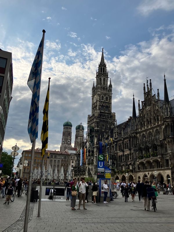 チェコ共和国・プラハ「ヨーロッパ弾丸旅　その2」の写真：ミュンヘンに着いた日はあいにくの天気です...